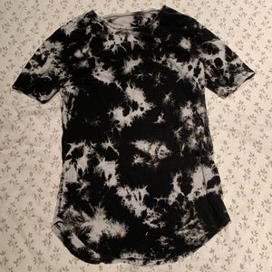 Black tie die shirt
